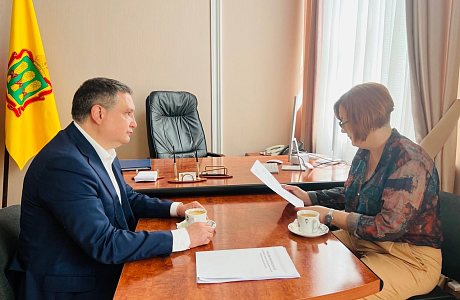 Рабочая встреча пензенского Уполномоченного с руководителем регионального отделения государственного фонда «Защитники Отечества»
